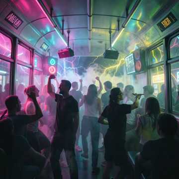 Tanz im Bus