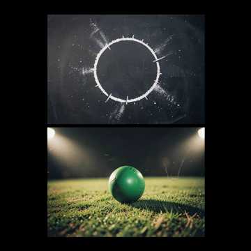 Lass den Ball laufen
