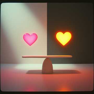 Donne le bien et le mal avec amour 