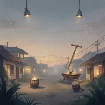 Winter Village Sleep