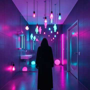 Who could be knocking at the shower? Who could be knocking at the shower?