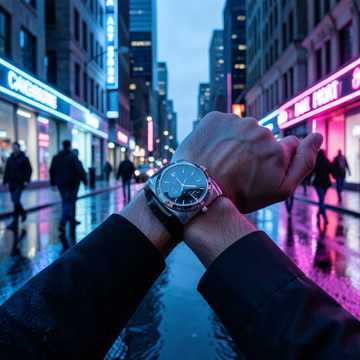 Hublot au poignet