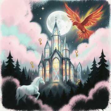 Glas-Schloss des Mondes