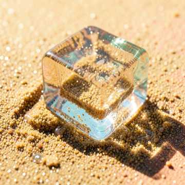Sable sur la peau