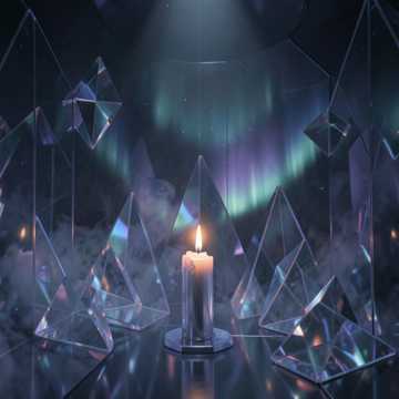 Candle crystal 