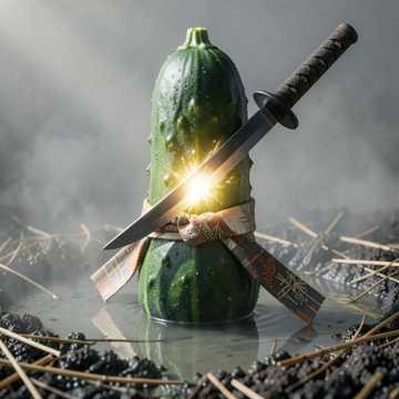 Samurai Gurke Samurai Gurke