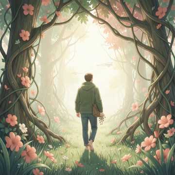 Лианы и цветы