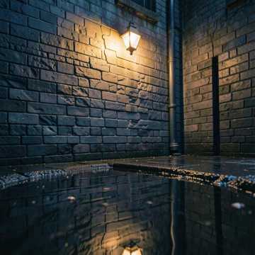 Midnight Echoes in the Alley