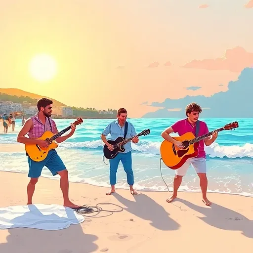 Mandolina Rock na Plaži