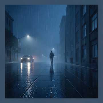 Pluie d'ombre marine