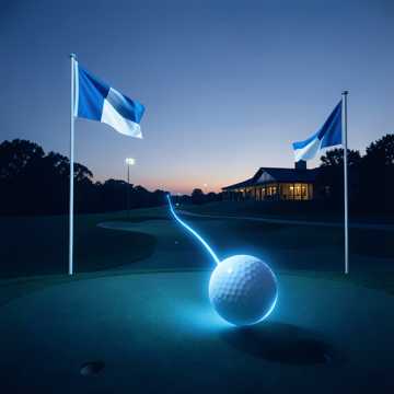 Blue‑White Vibe on the Fairway Blue‑White Vibe on the Fairway