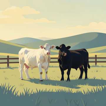 White Cow Black Cow White Cow Black Cow