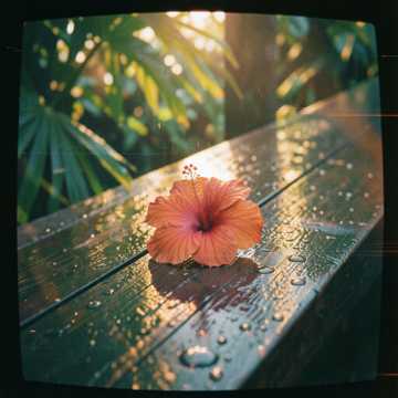 Obef sous la pluie