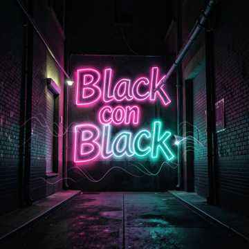 Black con black