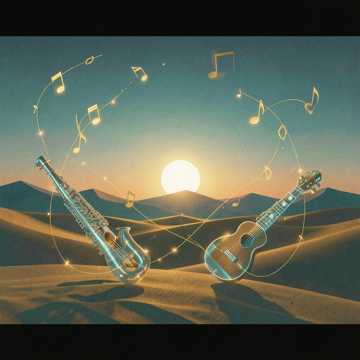 نغمات الصحراء المتراقصة