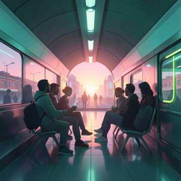 Metro a las 7