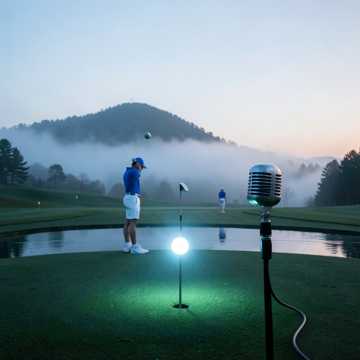 Blue‑White Vibe on the Fairway Blue‑White Vibe on the Fairway