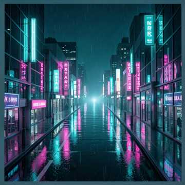 Neon Groove in Midnight City