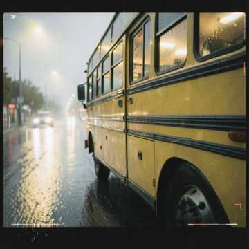 Busglimlach in de Regen Busglimlach in de Regen