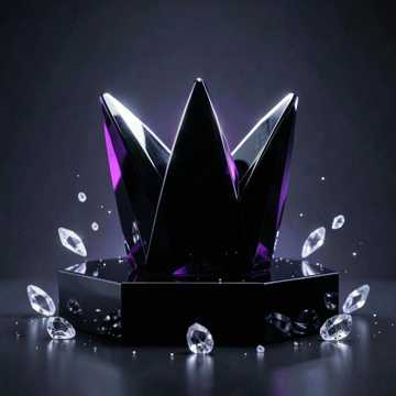 Black Glass Crown
