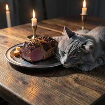 Cat in the Dining Room