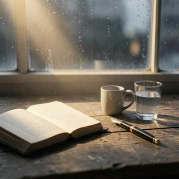 Rainy Study Table