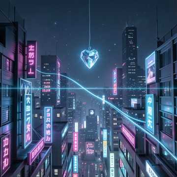 Blue Thread Heart