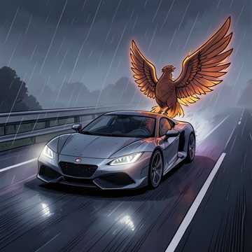 Midnight Phoenix Rising