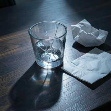 Vidrio en la Mesa
