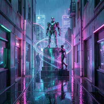 Cyberpunk villain 