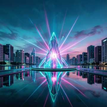 Neon Pulse Mirage