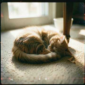 Маленький котёнок