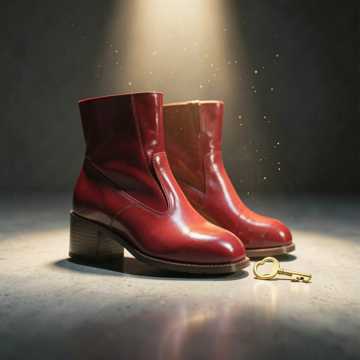 Brittney in Red Boots