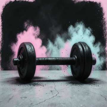 Barbell im Tränenlicht