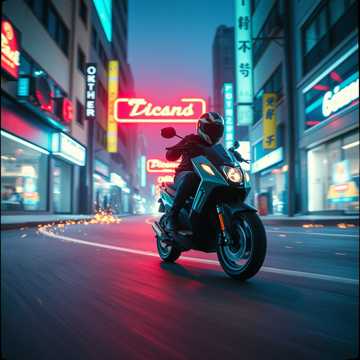 Giuseppe und sein E-Scooter