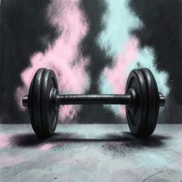 Barbell im Tränenlicht