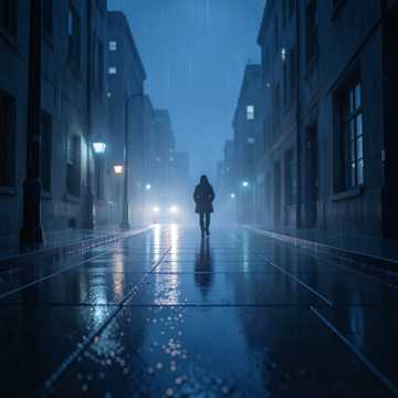 Pluie d'ombre marine