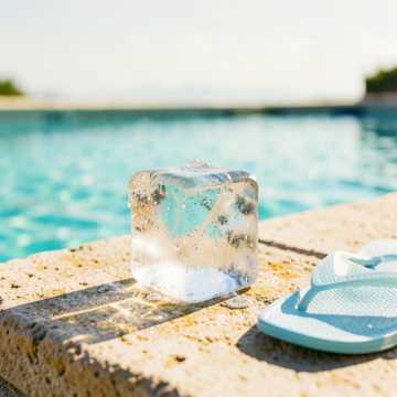 Eis und Poolzeit