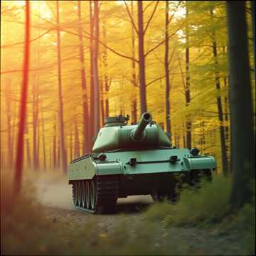 Ein Dante steht im Walde