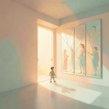 Half lit room Half lit room