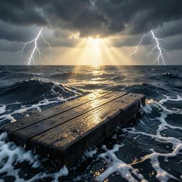Standing at the edge of the storm