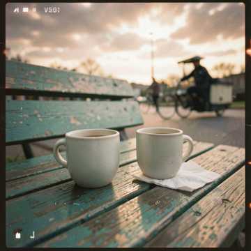Dos cafés vacíos Dos cafés vacíos
