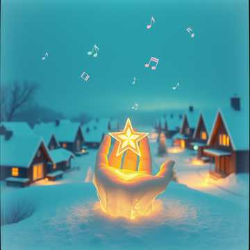 겨울 별빛 속의 인디