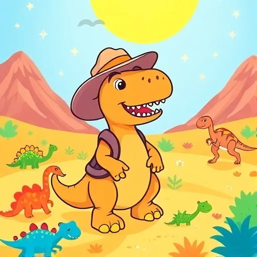 Dinozor Ralleri Renkli Rawr!