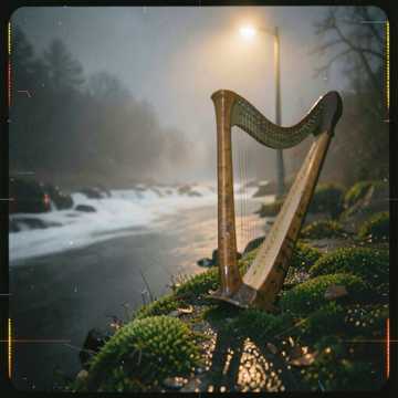 Whispered Harp in Midnight Fog