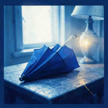 Blue Umbrella Smile