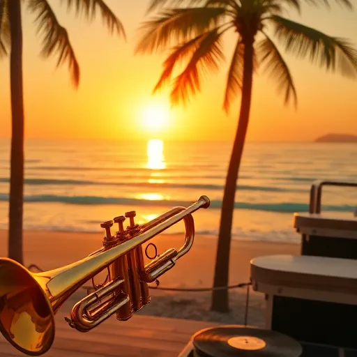 Sunset Serenade on the Golden Wave