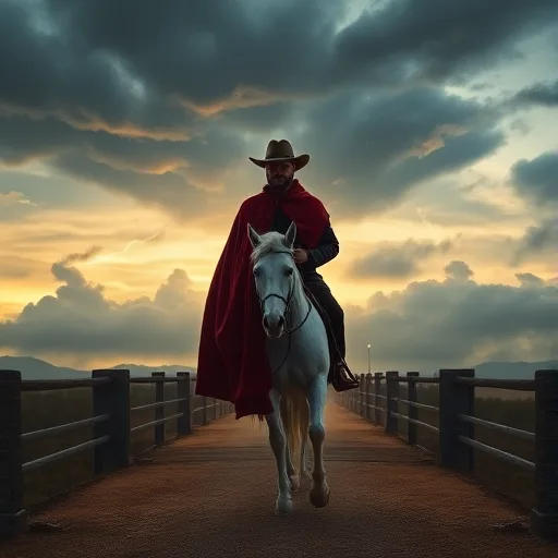 Rider in Crimson
