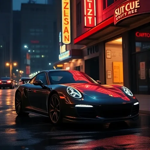 Porsche Neon in Sera