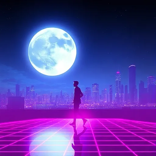 Moonlit Groove of the 80s Moon